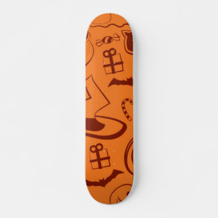 Halloween pattern skateboard
