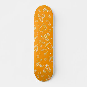 Halloween pattern skateboard