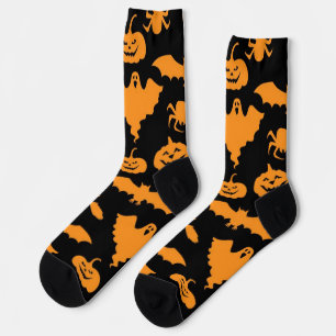 Halloween pattern socks