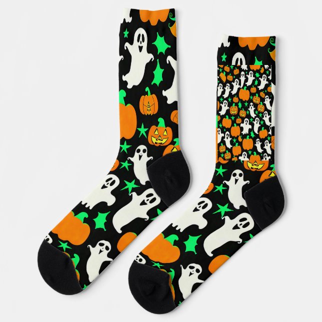 Halloween Pattern Socks (Left)