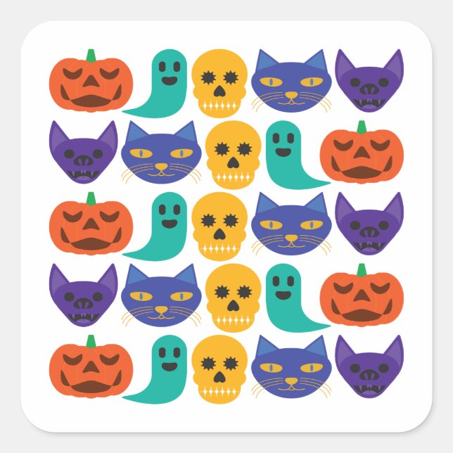 Halloween Pattern Sticker (Front)