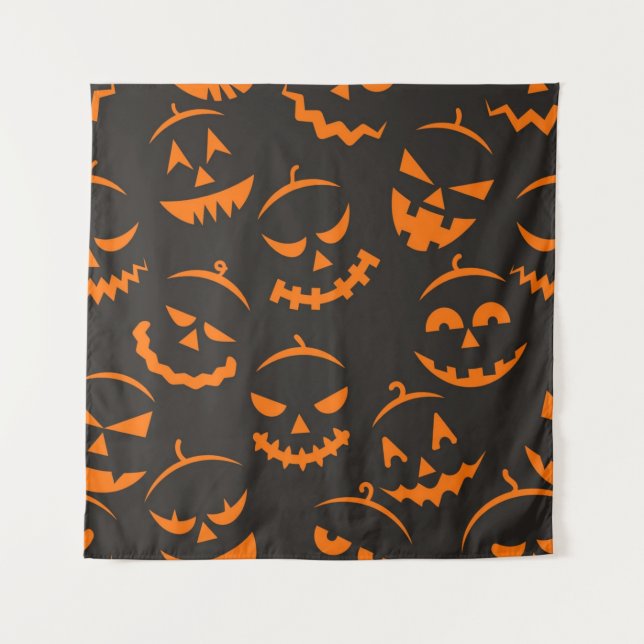 Halloween pattern tapestry (Front)