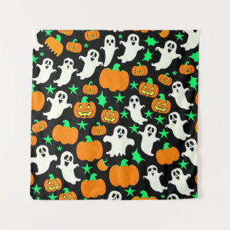 Halloween Pattern Tapestry