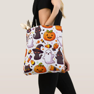 Halloween Pattern Tote Bag
