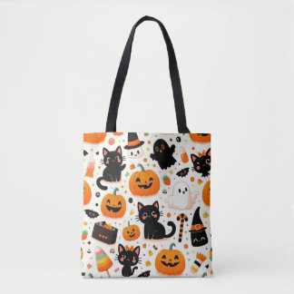 Halloween Pattern Tote Bag