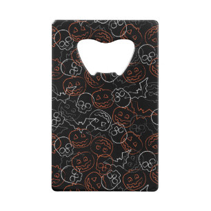 Halloween Pattern Wallet Bottle Opener
