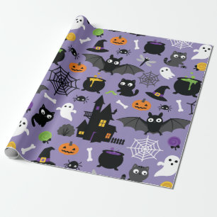 Halloween Pattern Wrapping Paper