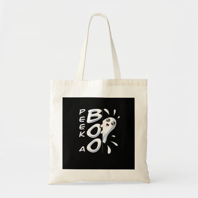 Halloween Peekabo Halloween Costume Tote Bag (Front)