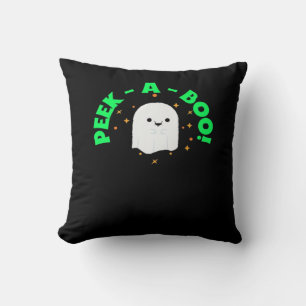 Halloween - Peekabo Throw Pillow