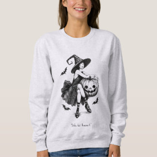 Halloween Personalized Name Quote Sweatshirt