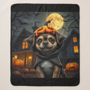 Halloween Pet Fleece Throw 🎃 Spooky Blanket