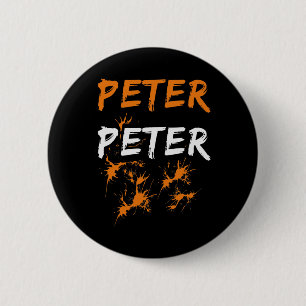 Halloween Peter Pumpkin Eater Costume Couples 2 Inch Round Button