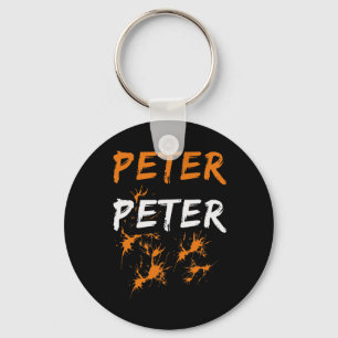 Halloween Peter Pumpkin Eater Costume Couples Keychain