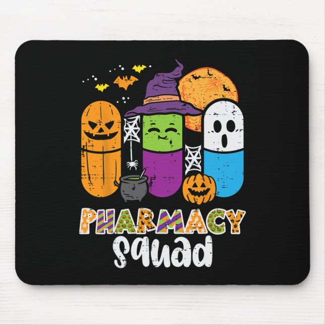 Halloween Pharmacy Squad PIlls Costume Pharmacist  Mouse Pad (Front)