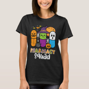 Halloween Pharmacy Squad PIlls Costume Pharmacist T-Shirt