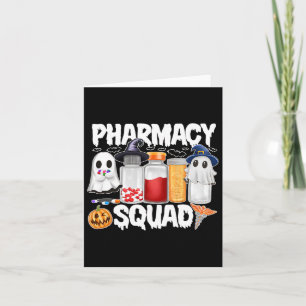 Halloween Pharmacy Squad Pills Shirts Pharmacist W Card