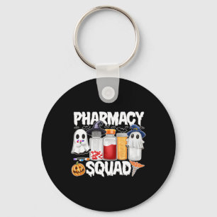 Halloween Pharmacy Squad Pills Shirts Pharmacist W Keychain