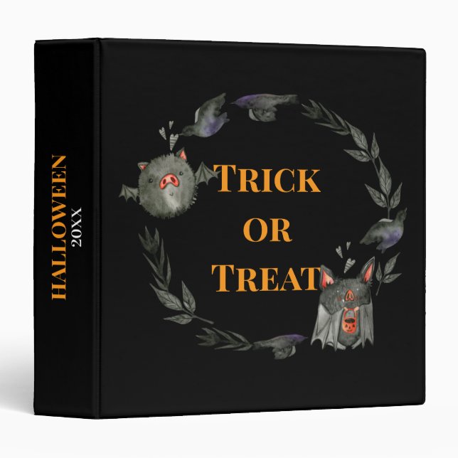 Halloween Photo Album Binder (Front/Spine)