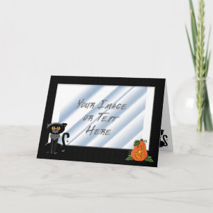 Halloween Photo Frame Card
