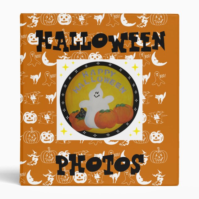 HALLOWEEN PHOTOS BINDER (Front)