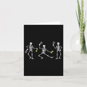 Halloween Picklell Costume Skeletons Playing Pickl Card