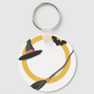 Halloween Picture Frame Keychain