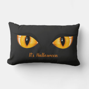 Halloween Pillow-Cat Eyes Lumbar Pillow