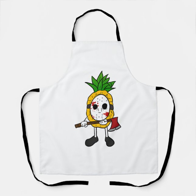Halloween Pineapple  Apron (Front)