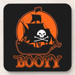 Halloween Pirate Booty Coaster