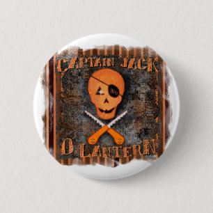 Halloween Pirate Button