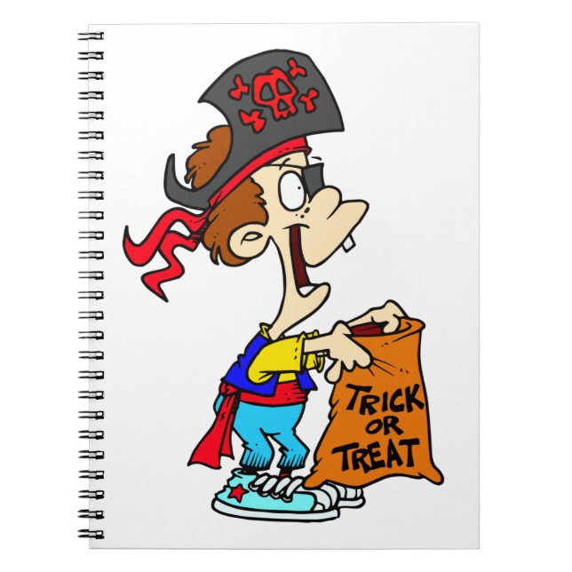 Halloween Pirate   Notebook (Front)