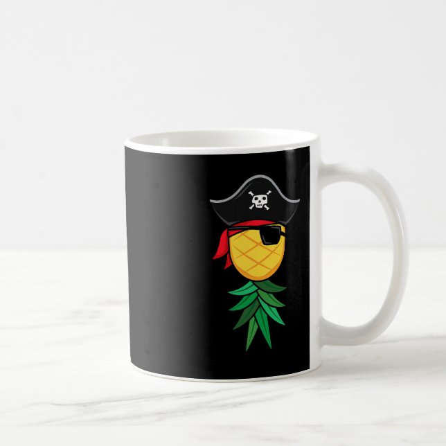 Halloween Pirate Upside Down Pineapple Swingers Li Coffee Mug (Right)