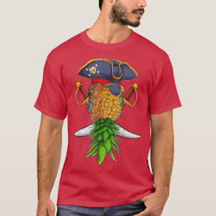 Halloween Pirate Upside Down Pineapple Swingers Li T-Shirt