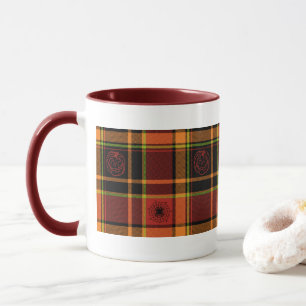 Halloween Plaid collection, coffee or Tea cup