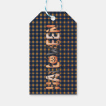 Halloween Plaid Pumpkin