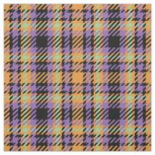 Halloween Plaid Tartan Fabric