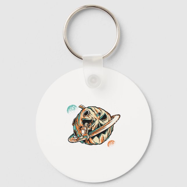 Halloween Planet Keychain (Front)