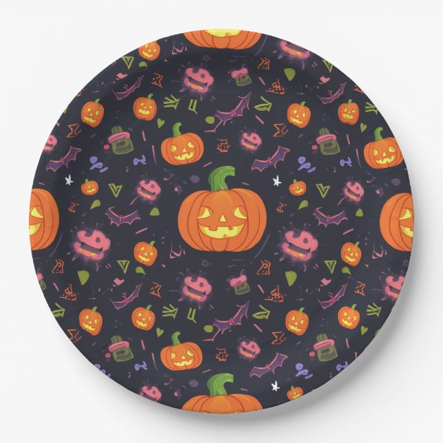halloween plate (Front)