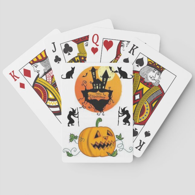 Halloween Playing Card Deck (Back)