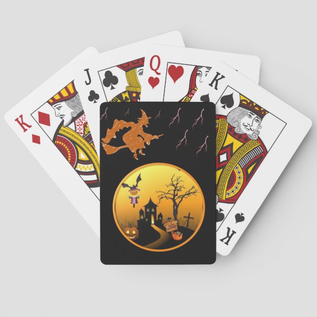 Halloween Playing Card Deck (Back)