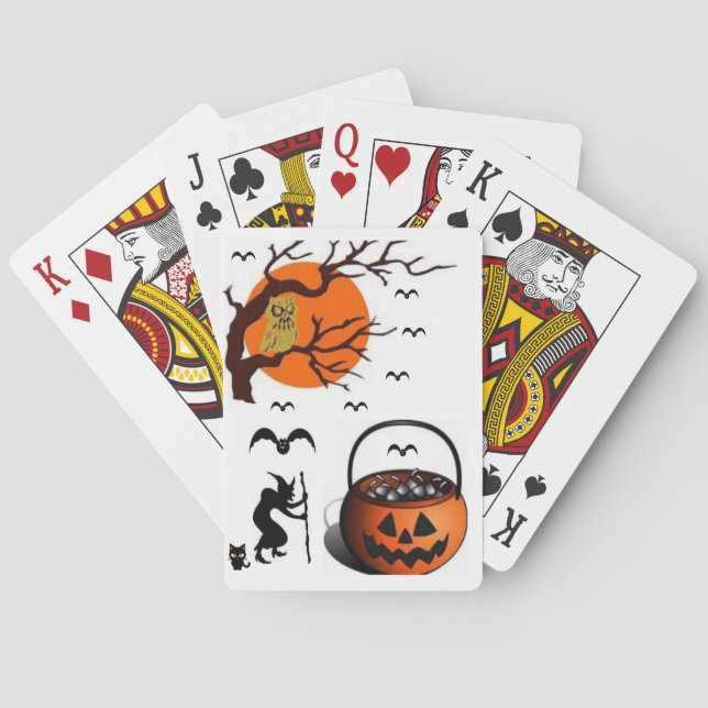 Halloween Playing Card Deck (Back)