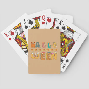 Halloween playing cards
