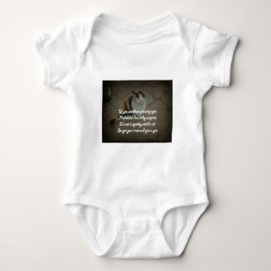 Halloween Poem - Calico Cat Baby Bodysuit