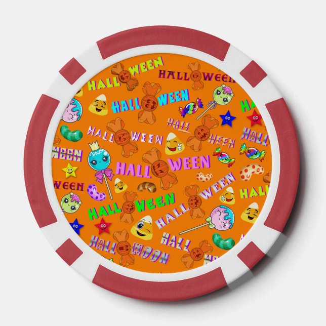 Halloween Poker Chips (Back)