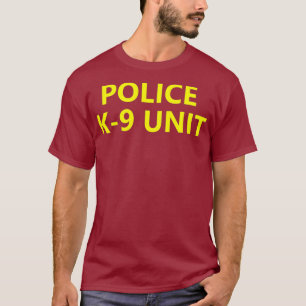 Halloween Police K9 Unit  Costume Officer Dog T-Shirt