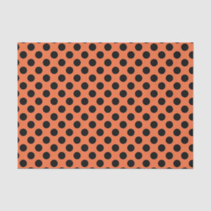 Halloween polka dots tissue paper gift bag stuffe