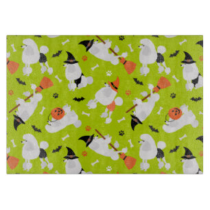 Halloween Poodles Cutting Board