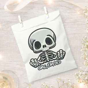 Halloween pop culture omg ded funny favour bag