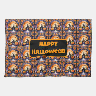 Halloween Popular Pumpkin Autumn Collection Kitchen Towel