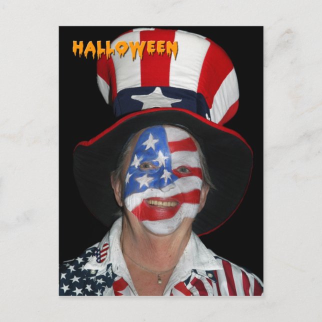 Halloween portrait postcard 2 (Front)